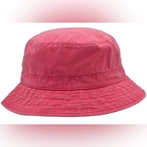 Bucket Hat Stylish Black 2.5” Brim, Pigment dye New